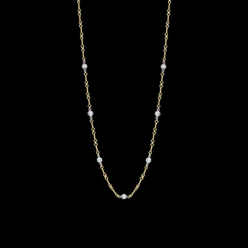 Diamonds by the Inch Seven Station Dog Bone Necklace - 1