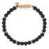Bujukan 14K Rose Gold Black Onyx Beaded Bracelet - 2