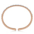 Bujukan Rose Gold Cuff Bracelet with Marquise and Round Diamonds - 2