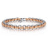 Hampton 14K Rose-White Gold Two Tone Chain Bracelet - 4