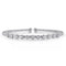 Bujukan Diamond Bead Cuff Bracelet in 14K White Gold - 1