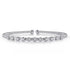 Bujukan Diamond Bead Cuff Bracelet in 14K White Gold - 1