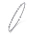 Bujukan Diamond Bead Cuff Bracelet in 14K White Gold - 2