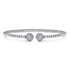 Bujukan Diamond Hexagon Split Bangle in 14K White Gold - 1