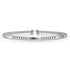 Bujukan 14K White Gold Open Bangle - 1