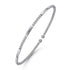 Bujukan 14K White Gold Open Bangle - 2