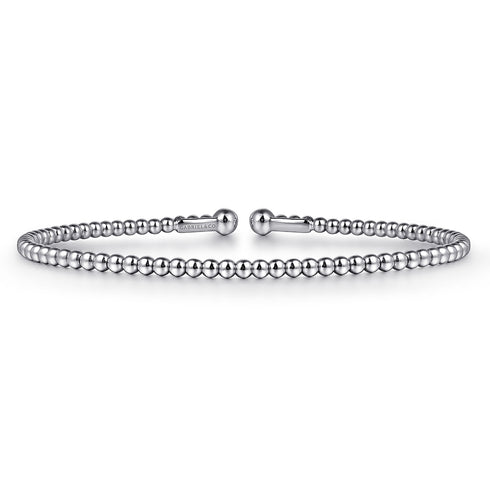 Bujukan 14K White Gold Split Bangle - 2