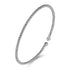 Bujukan 14K White Gold Split Bangle - 3