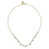 Bujukan Beads and Diamond Droplet Necklace in 14K White and Yellow Gold - 3