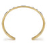 Bujukan Diamond Cuff Bangle in 14K White and Yellow Gold - 4