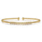 Bujukan Bead Diamond Bangle in 14K Yellow Gold - 1