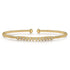 Bujukan Bead Diamond Bangle in 14K Yellow Gold - 2