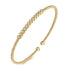 Bujukan Bead Diamond Bangle in 14K Yellow Gold - 2