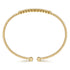 Bujukan Bead Diamond Bangle in 14K Yellow Gold - 4