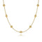 Bujukan 14K Yellow Gold Bead Station Necklace - 2