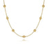 Bujukan 14K Yellow Gold Bead Station Necklace - 2