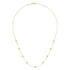 Bujukan 14K Yellow Gold Bead Station Necklace - 3