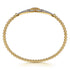 Bujukan Beads and Diamond Split Bangle Bracelet in 14K Yellow Gold - 4
