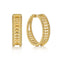 Bujukan 14K Yellow Gold Classic Hoop Earrings - 2