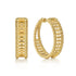 Bujukan 14K Yellow Gold Classic Hoop Earrings - 2