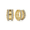 Bujukan Diamond Huggie Earrings in 14K Yellow Gold - 2