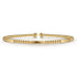 Bujukan 14K White Gold Open Bangle - 1