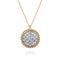 Bujukan 14K Yellow Gold and Diamond Pave Pendant Necklace - 2