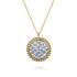 Bujukan 14K Yellow Gold and Diamond Pave Pendant Necklace - 2