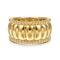 Bujukan 14K Yellow Gold Wide Band Ring - 2