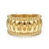 Bujukan 14K Yellow Gold Wide Band Ring - 2