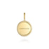Diamond 24mm Round Medallion Pendant in 14K Yellow Gold - 3