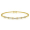 Bujukan 14K Yellow Gold Diamond Bangle Bracelet - 2