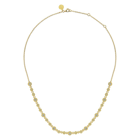 Bujukan Diamond Necklace in 14K Yellow Gold - 2