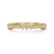 14K Yellow Gold Diamond Stackable Ring - 2