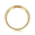 14K Yellow Gold Diamond Stackable Ring - 3