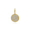 Bujukan Diamond Pave Medallion Pendant in 14K Yellow Gold - 1