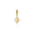 Star Charm with Detachable Bail in 14K Yellow Gold and Diamonds - 3