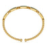 Bujukan Diamond and Malachite Bangle in 14K Yellow Gold - 4