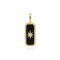 Bujukan Diamond and Onyx Medallion Pendant in 14K Yellow Gold - 2