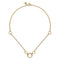 Contemporary 14K Yellow Gold Hollow Tube Link Necklace - 3