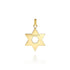 Contemporary 14K Yellow Gold Star of David Pendant - 3