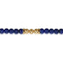 Bujukan 14K Yellow Gold Lapis Beaded Station Bracelet - 3