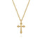 Bujukan 14K Yellow Gold Cross Pendant Necklace - 2