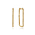 Bujukan Classic Hoop Earrings in 14K Yellow Gold - 2