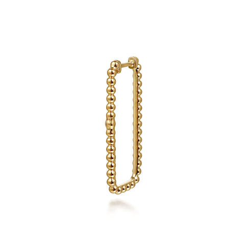 Bujukan Classic Hoop Earrings in 14K Yellow Gold - 4