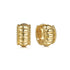 Bujukan 14K Yellow Gold Huggie Earrings - 2