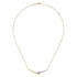 Bujukan Diamond Bar Necklace in 14K Yellow and White Gold - 2