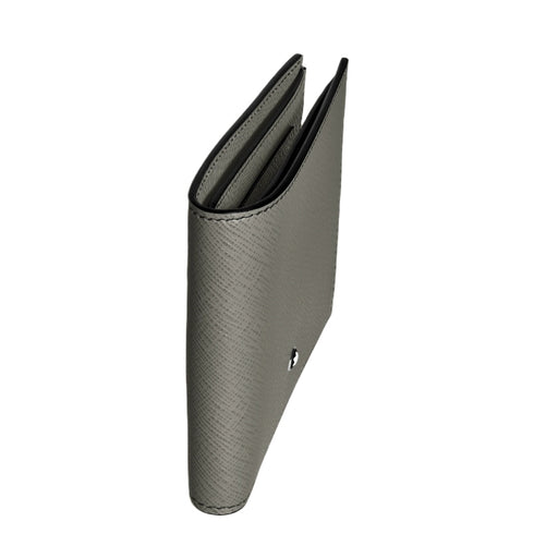 Montblanc Sartorial Wallet 8cc in Medium Grey Leather - 5