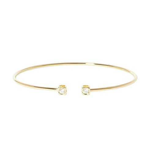 Le Cube Diamant Diamond Cuff in 18K Yellow Gold - 1