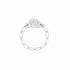 Menottes Dinh Van Chain Ring in 18K White Gold with Diamonds - 1